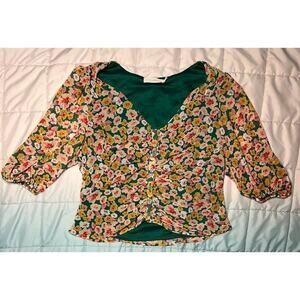 Lush Floral shirt Size Large